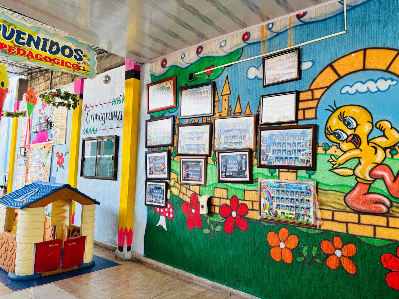 Área de juegos del preescolar del Liceo Mogollón